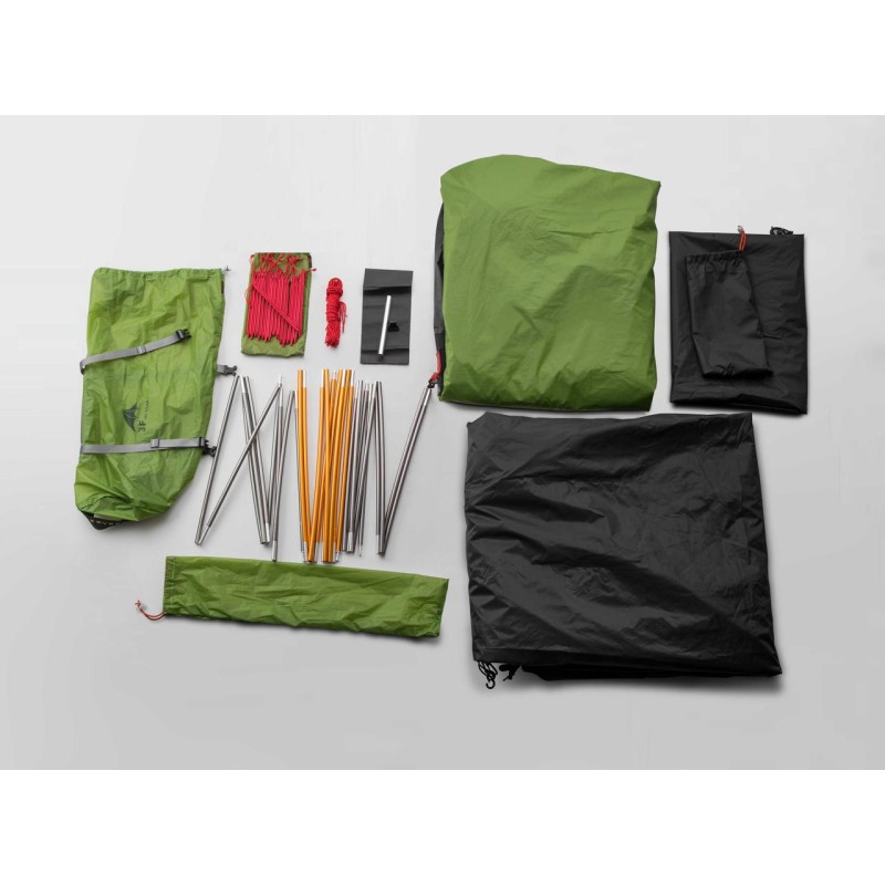 Намет 3F UL GEAR TaiHang 2 (2-х місний) 210T polyester 2210T3S Green