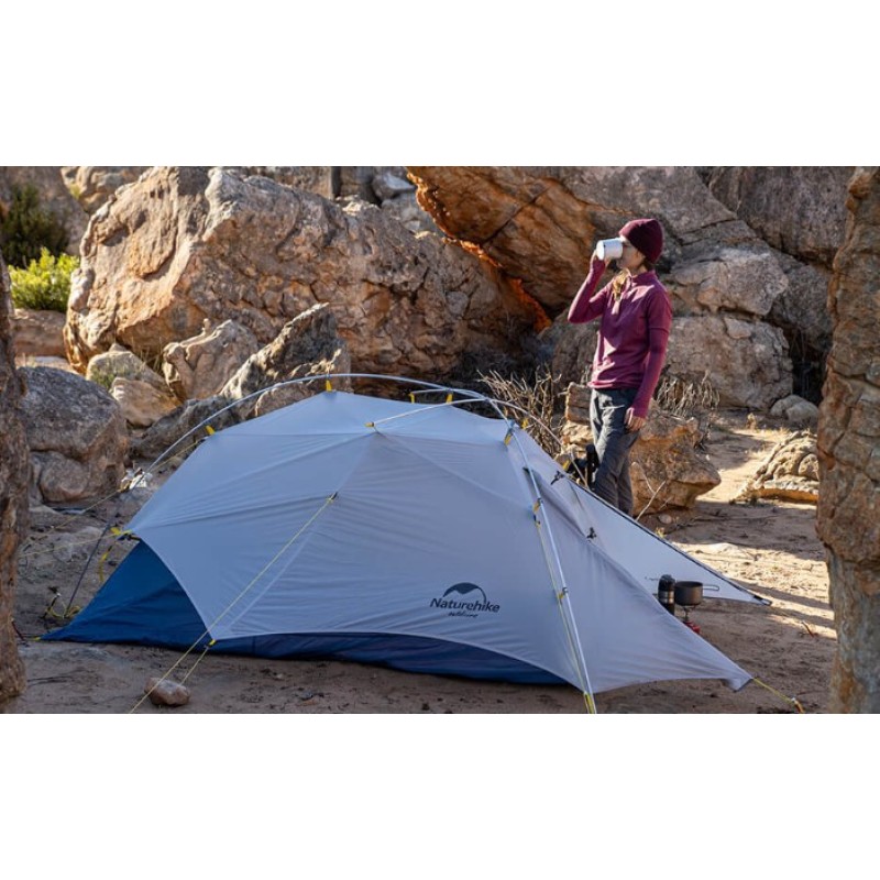 Намет Naturehike CloudUP-Wing 2 (2-х місний) 15D nylon NH19ZP083 Grey