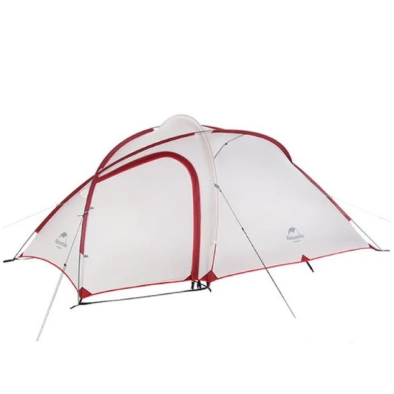 Намет Naturehike Hiby III (3-х місний) 20D silicone New version + footprint NH18K240-P grey white