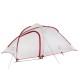 Намет Naturehike Hiby III (3-х місний) 20D silicone New version + footprint NH18K240-P grey white