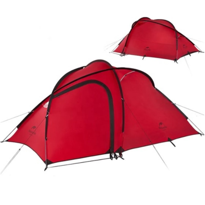 Намет Naturehike Hiby III (3-х місний) 20D silicone New version + footprint NH18K240-P red