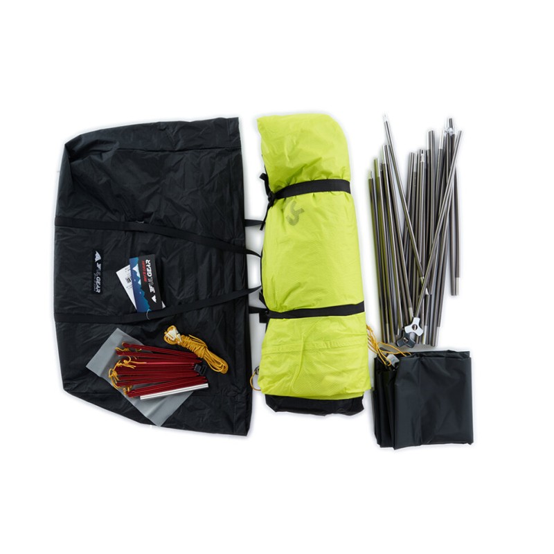 Намет 3F Ul Gear Qingkong 4 (4-місний) 15D nylon 3 season green