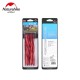 Кілочки алюмінієві спіральні Naturehike V-подібні 25 см (4 шт.) NH17D024-D red