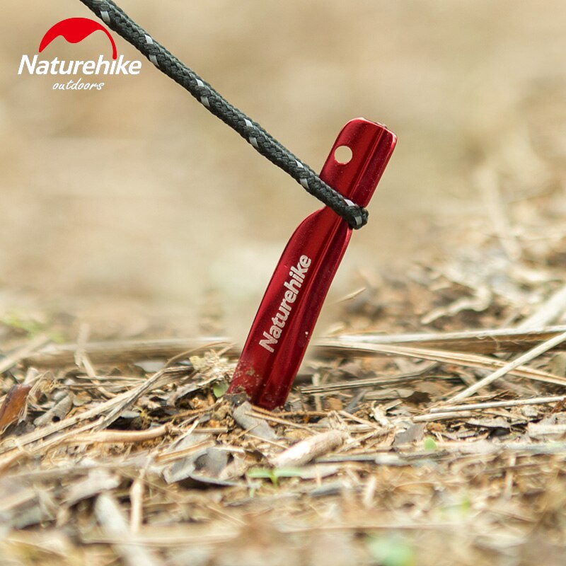Кілочки Naturehike V-образні 16 см (8 шт.) NH17D026-D red