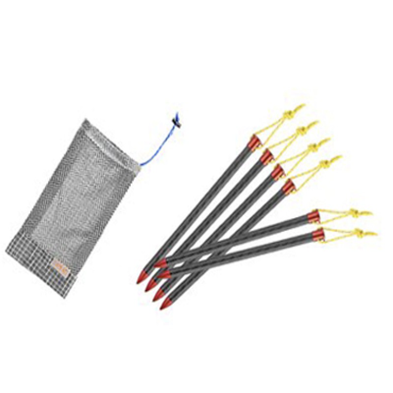 Кілочки 3F Ul Gear Carbon Nail 15см 6pc 60g Black