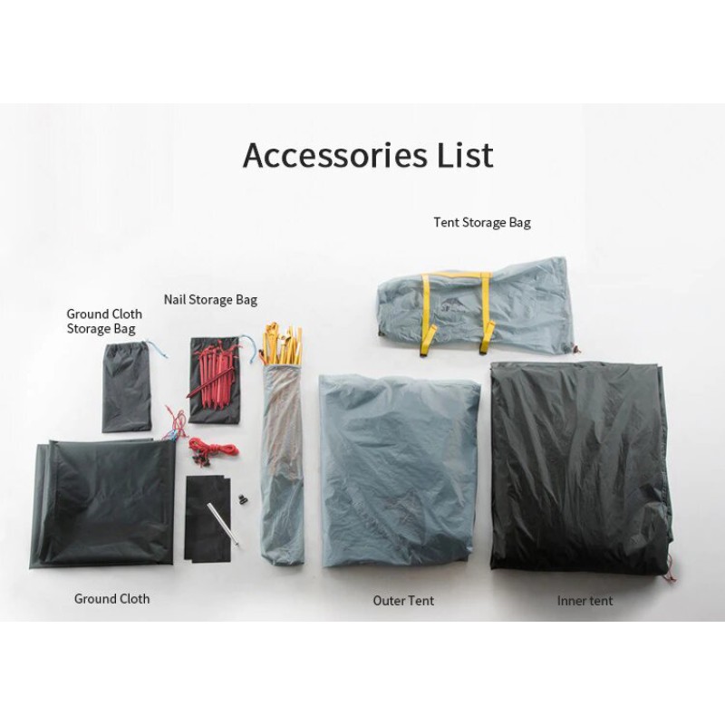 Намет 3F Ul Gear Floating cloud 1 (1-місний) 15D nylon 3 season grey