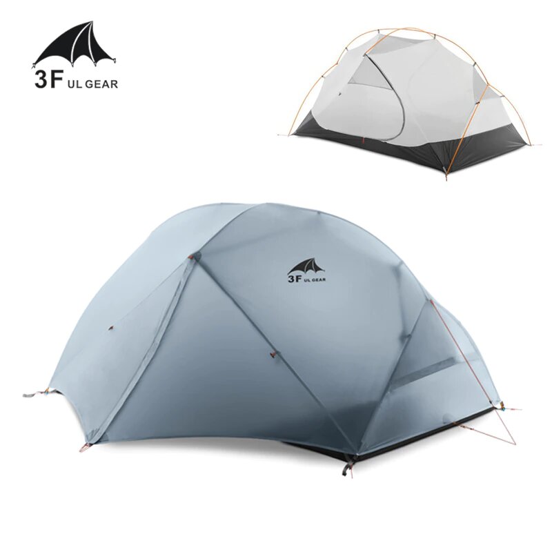Намет 3F Ul Gear Floating cloud 1 (1-місний) 15D nylon 4 season grey