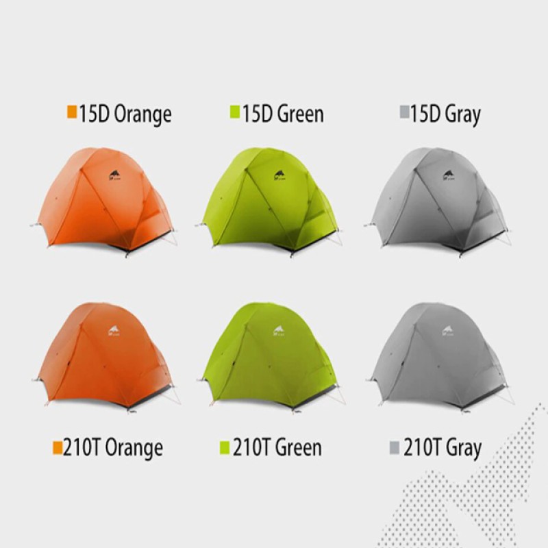 Намет 3F Ul Gear Floating cloud 1 (1-місний) 15D nylon 4 season orange