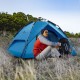Намет Naturehike Automatic IV (4-місний) 210T polyester NH21ZP008 Blue