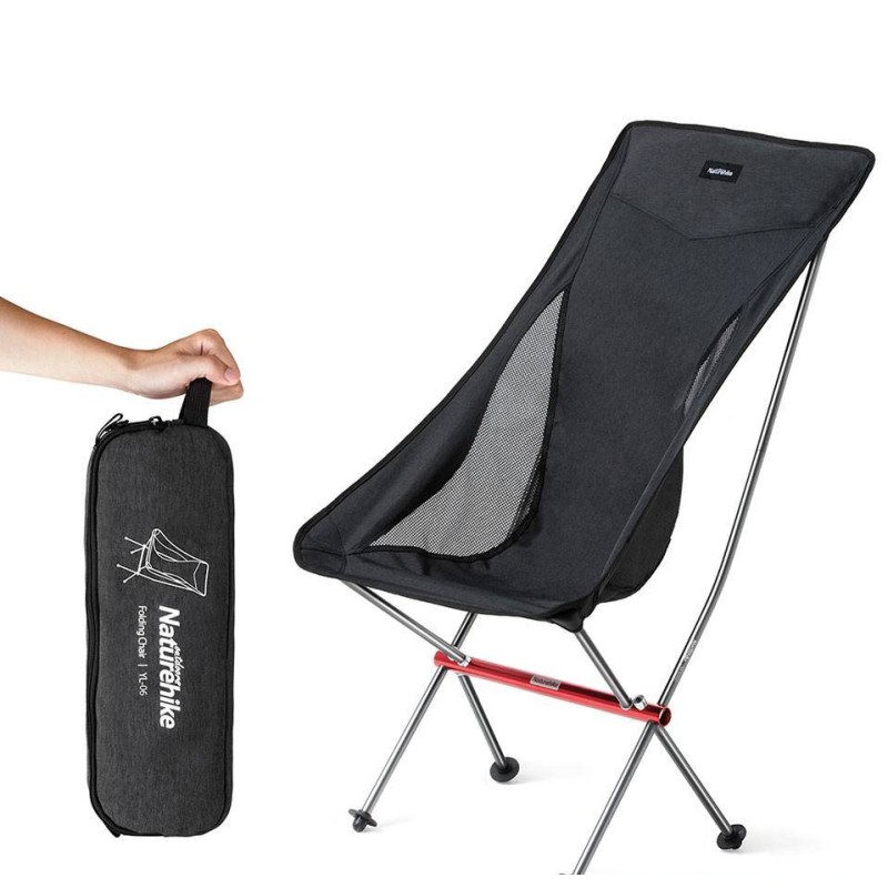Кресло складное Naturehike YL06 New Backrest Chair NH18Y060-Z black
