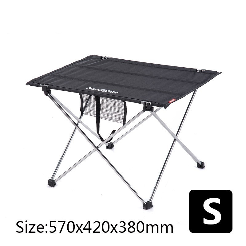 Стіл складний Naturehike S 570х420х380 мм NH15Z012-S Black