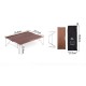 Столик для походів Naturehike Compact Table 340 х 250 мм NH17Z001-L champagne gold