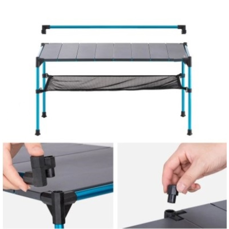 Столик кемпінговий Naturehike FT02 Large NH18Z003-Z space gray