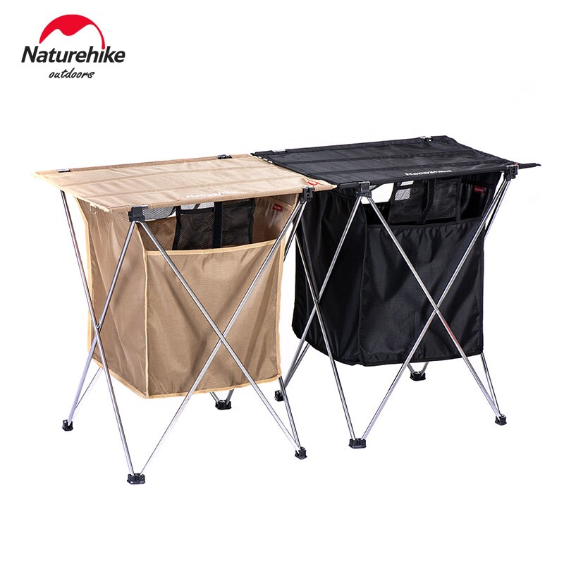 Стіл складний з коробкою для зберігання Naturehike NH19JJ084 black