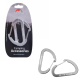 Карабін багатофункціональний 65 мм 2 pack Naturehike NH15A002-H silver