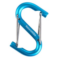 Карабін Naturehike S-type 60 мм NH15A003-H Blue