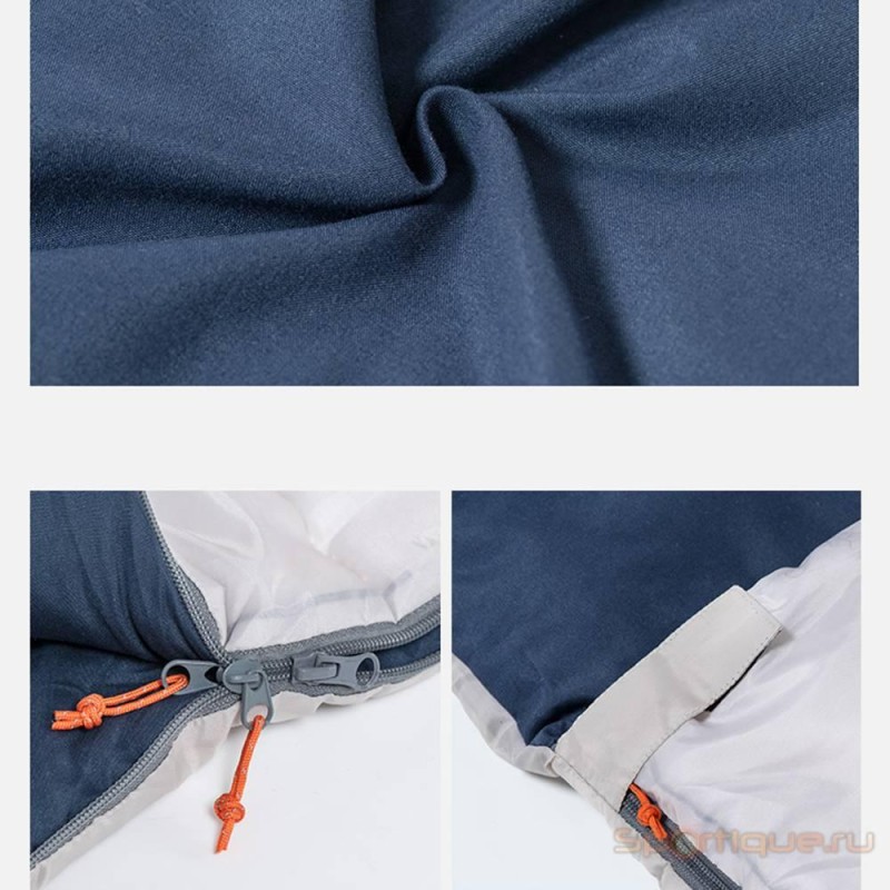Спальний мішок Naturehike Double Sleeping Bag with Pillow "Polar bear" NH19S016-D
