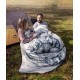 Спальний мішок Naturehike Double Sleeping Bag with Pillow "Polar bear" NH19S016-D