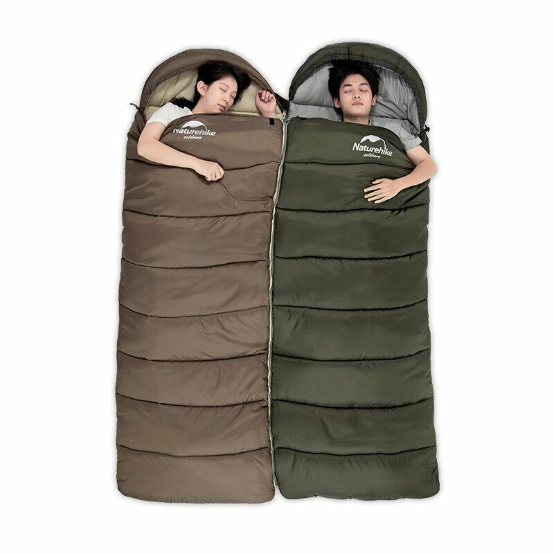 Спальний мішок з капюшоном Naturehike U350 220*75 NH20MSD07 Army Green