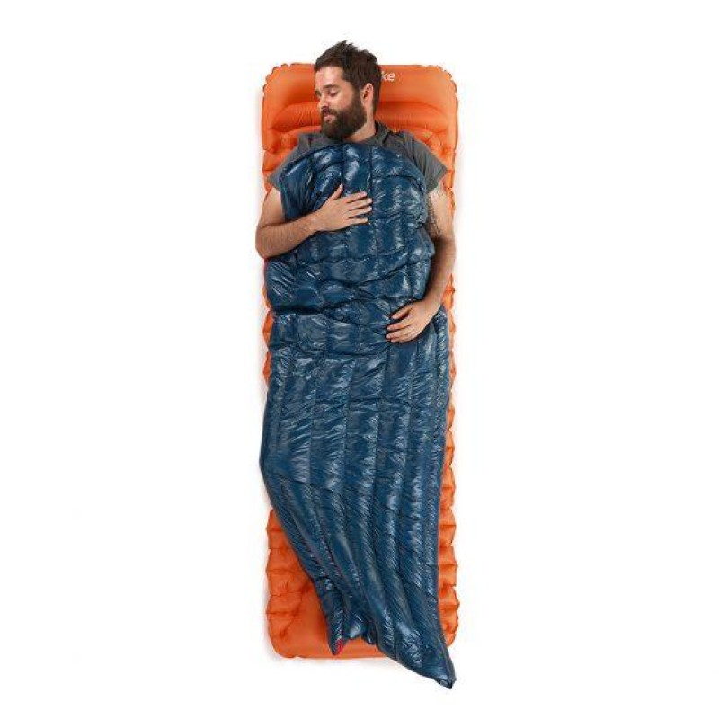 Спальний мішок пуховий Naturehike CWM400 NH18Y011-R navy Blue