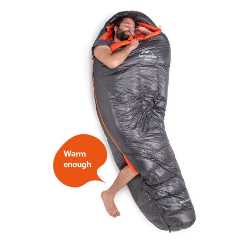 Спальник пуховий Naturehike ULG 700G NH19YD001 Blue