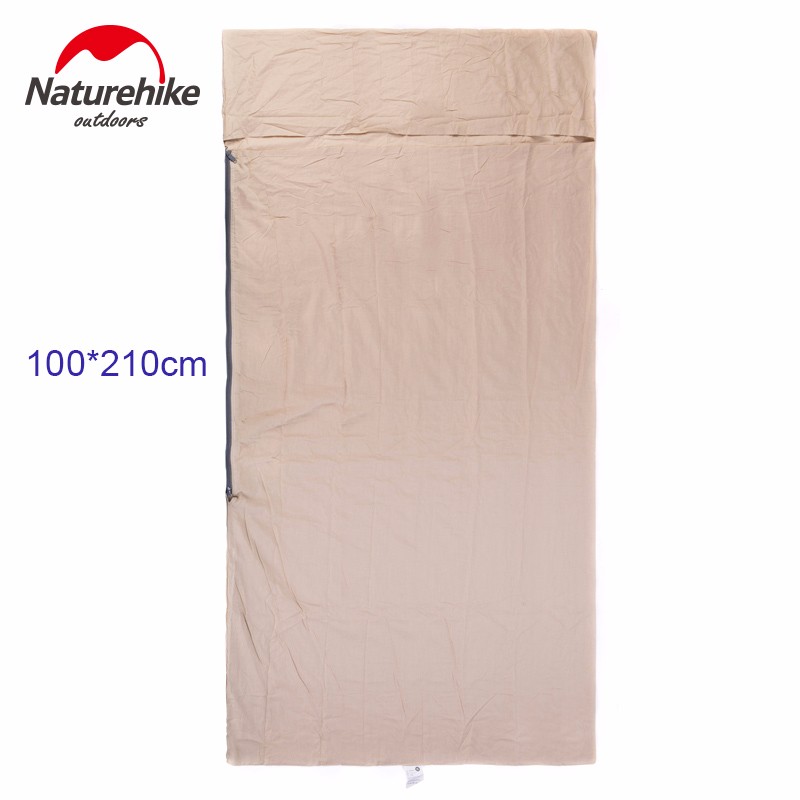 Вкладиш (спальний мішок) Naturehike Cotton Standart Long NH15S012-E Khaki