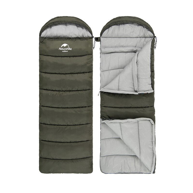 Спальний мішок Naturehike NH20MSD07 Envelope style U250 Upgraded army green