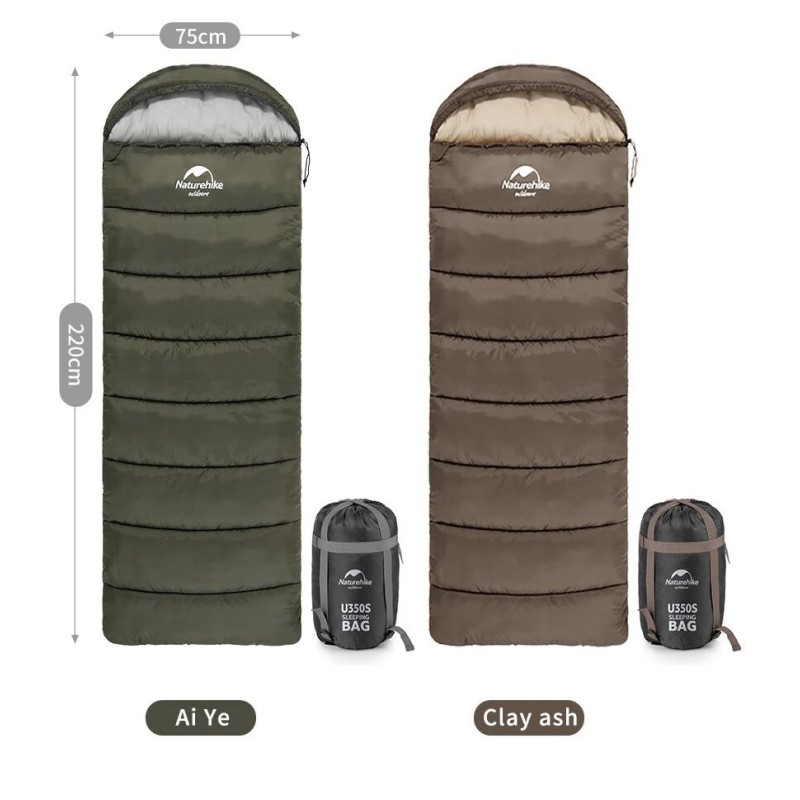 Спальний мішок Naturehike NH20MSD07 Envelope style U250 Upgraded army green