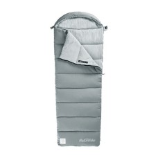 Спальний мішок з капюшоном Naturehike M400 L 220*80 NH20MSD02 gray