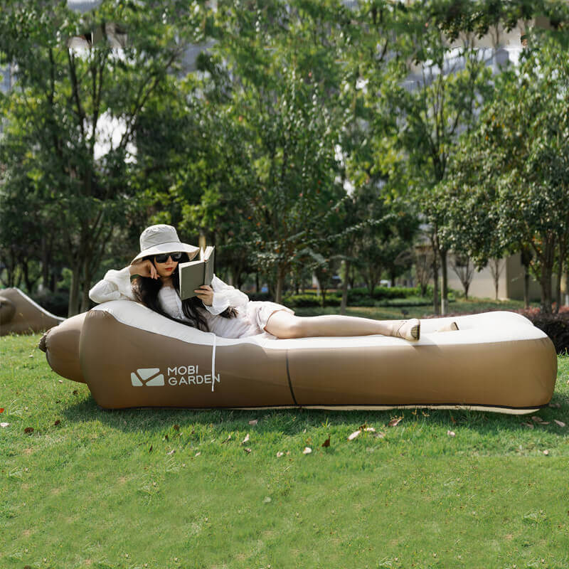 Ламзак-надувний диван Mobi Garden Air Bed Pro NX20663018 ivory