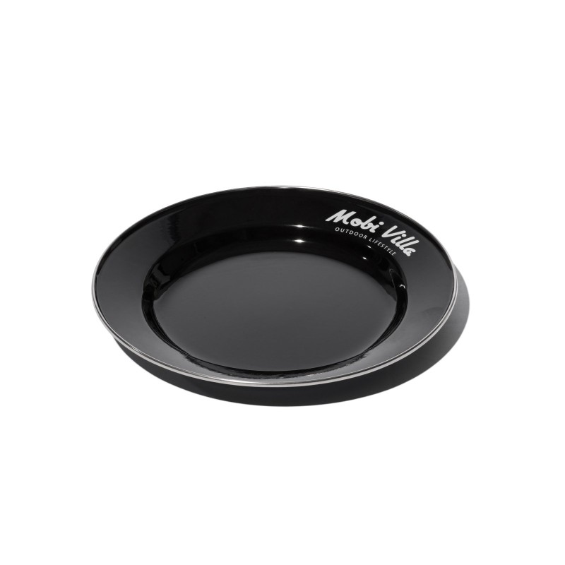 Тарілка емальована Mobi Garden Villa L NX21666072 black