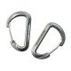 Карабін Mobi Garden Steel 60мм 2 шт NXLQI72001 grey