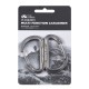 Карабін Mobi Garden Steel 60мм 2 шт NXLQI72001 grey