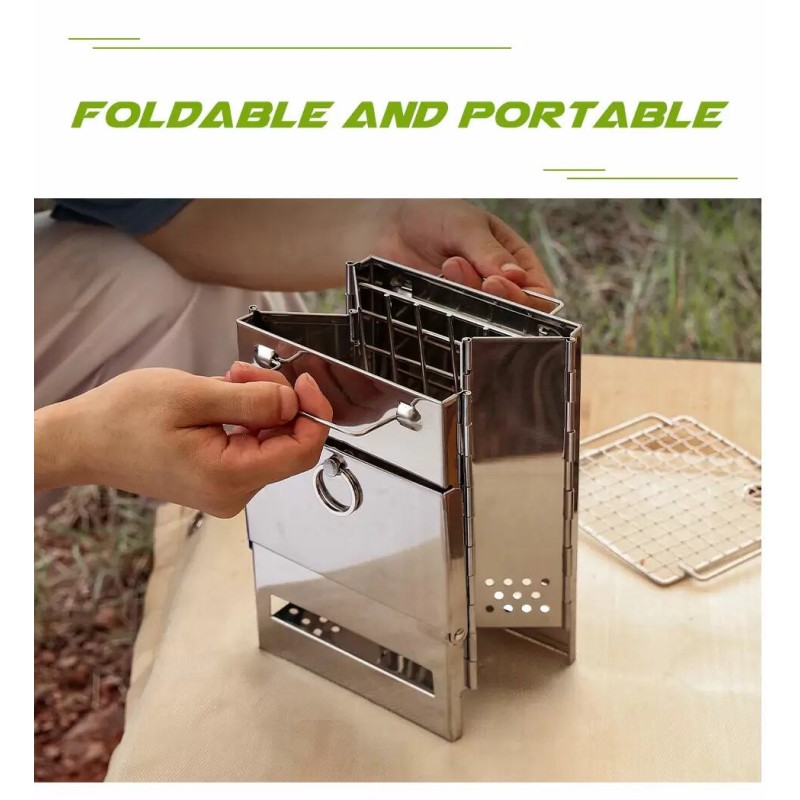 Піч на трісці Starcamp Wood stove HX-WS11 steel