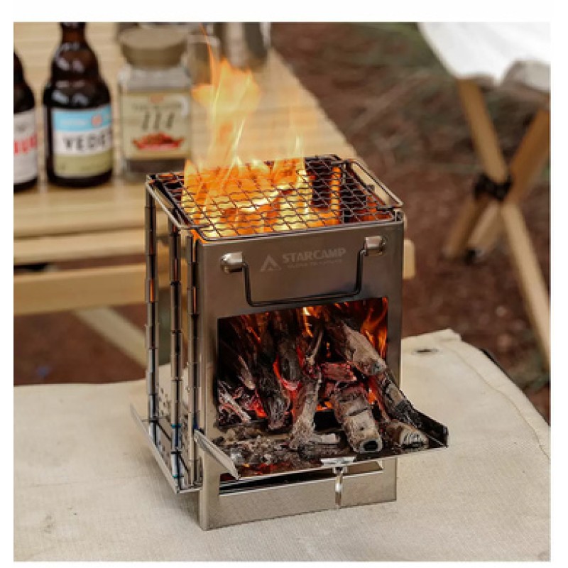 Піч на трісці Starcamp Wood stove HX-WS11 steel