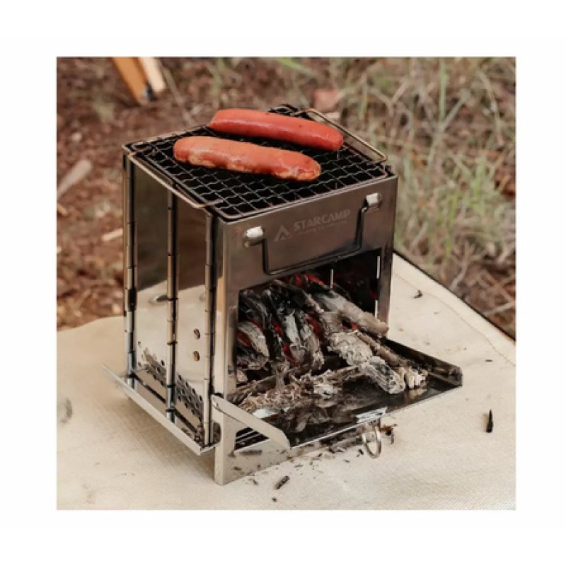 Піч на трісці Starcamp Wood stove HX-WS11 steel