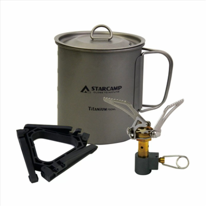 Набір для приготування їжі Starcamp Mug kit 750 мл HX-TKT02 titanium