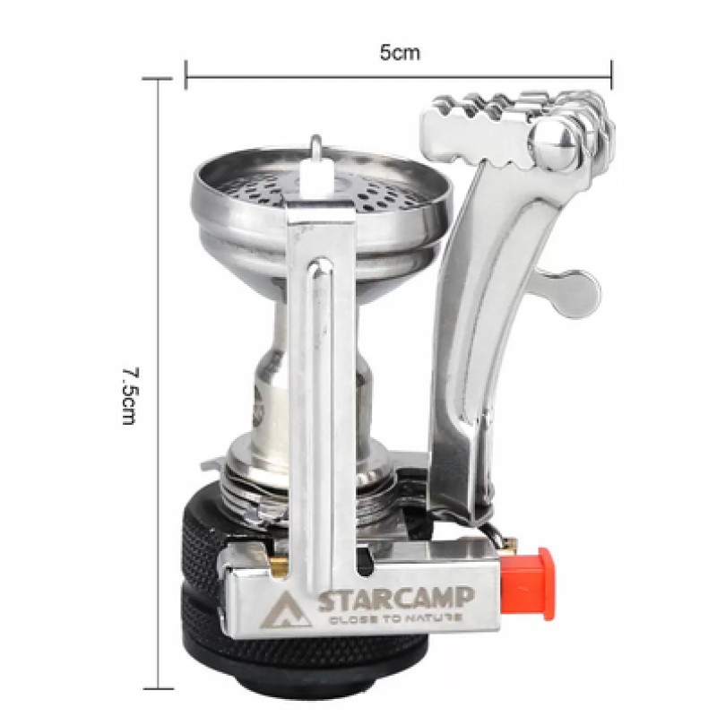 Пальник газовий Starcamp 3000W HX-CS05 silver