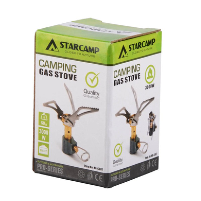 Пальник газовий Starcamp 3000W HX-CS07 silver