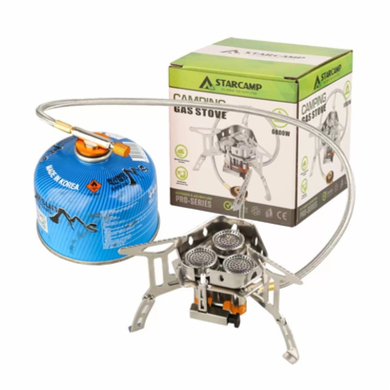 Пальник газовий Starcamp 6800W HX-CS11B silver