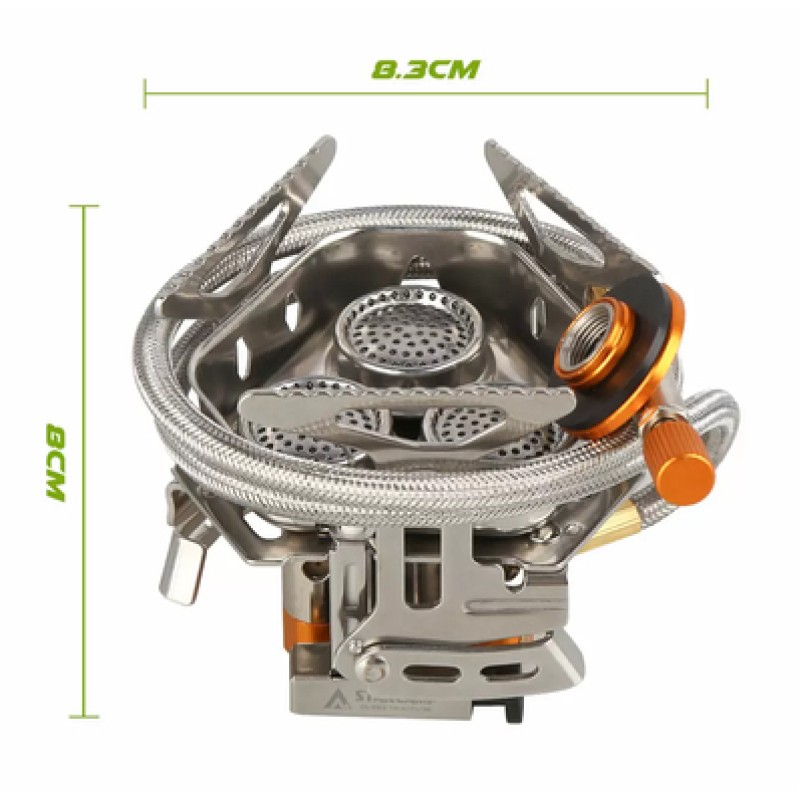 Пальник газовий Starcamp 6800W HX-CS11B silver