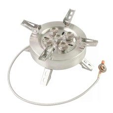 Пальник газовий Starcamp 12800W HX-CS14A silver