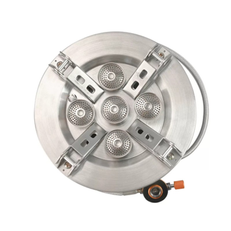 Пальник газовий Starcamp 12800W HX-CS14A silver