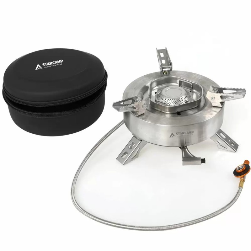 Пальник газовий Starcamp 4400W-11000W HX-CS14B silver