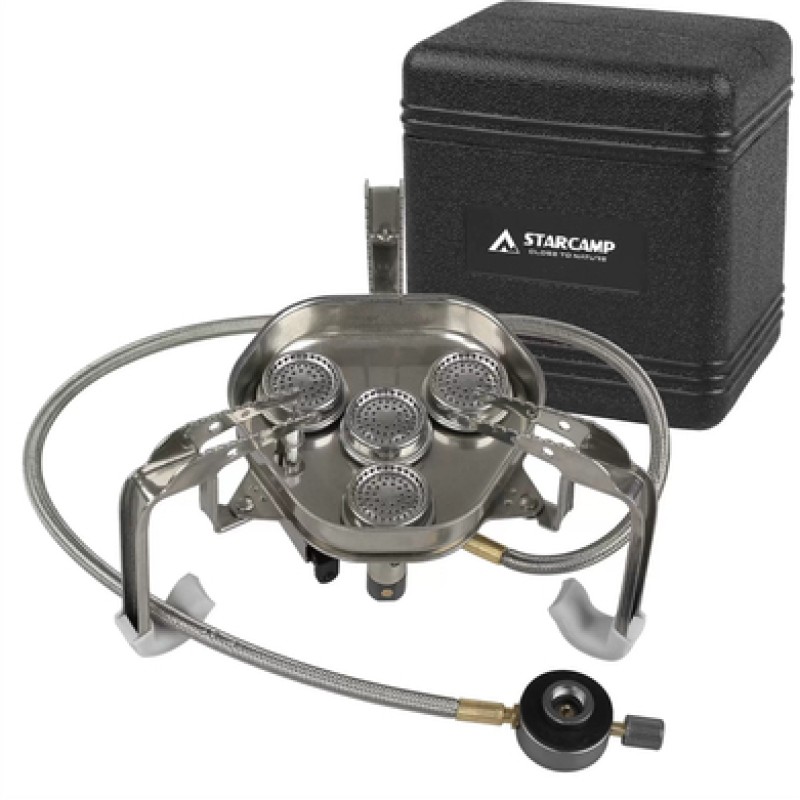 Пальник газовий Starcamp 7800W HX-CS16 silver