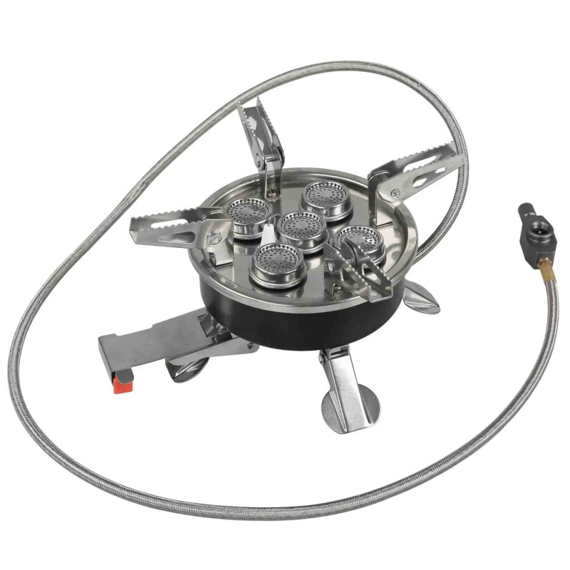 Пальник газовий Starcamp 9800W HX-CS17 silver
