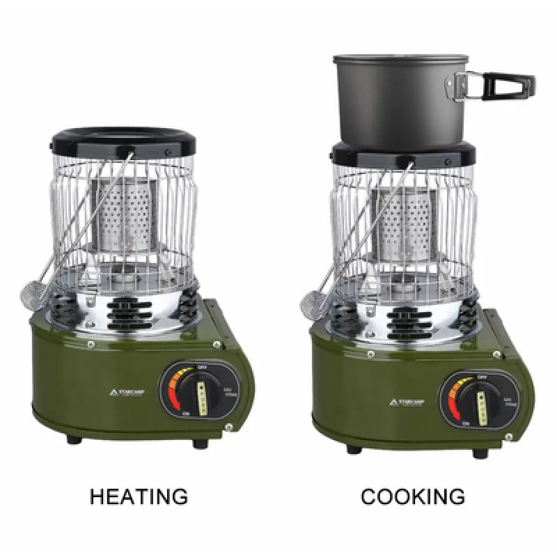 Обігрівач газовий Starcamp Gas Heater HX-3000B green