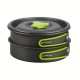 Набір посуду для кемпінгу Starcamp Cookware set 1-2 HX-CK01 black