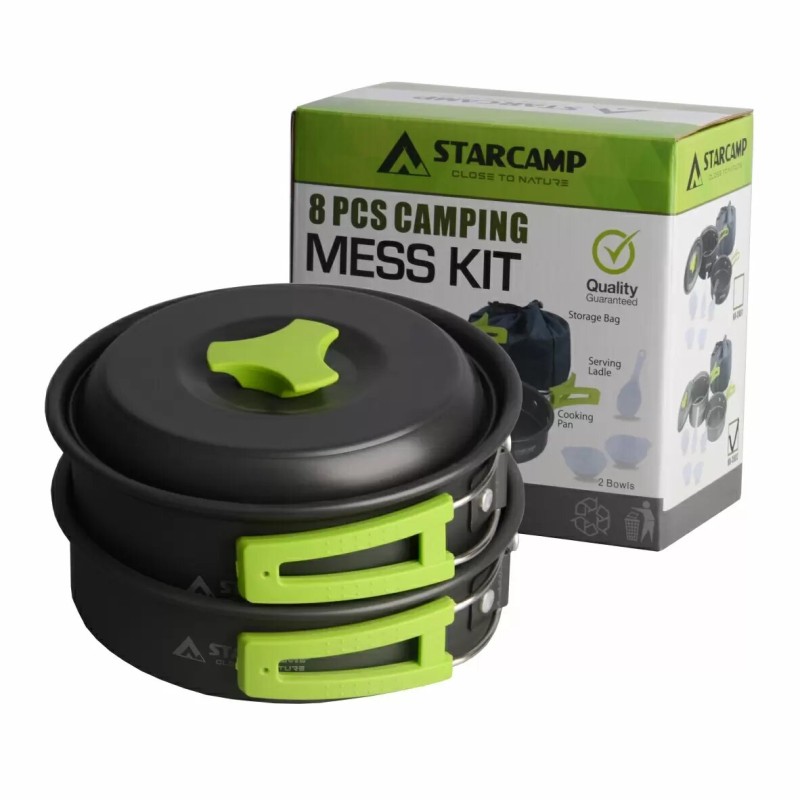 Набір посуду для кемпінгу Starcamp Cookware set 1-2 HX-CK02 black