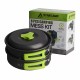 Набір посуду для кемпінгу Starcamp Cookware set 1-2 HX-CK02 black